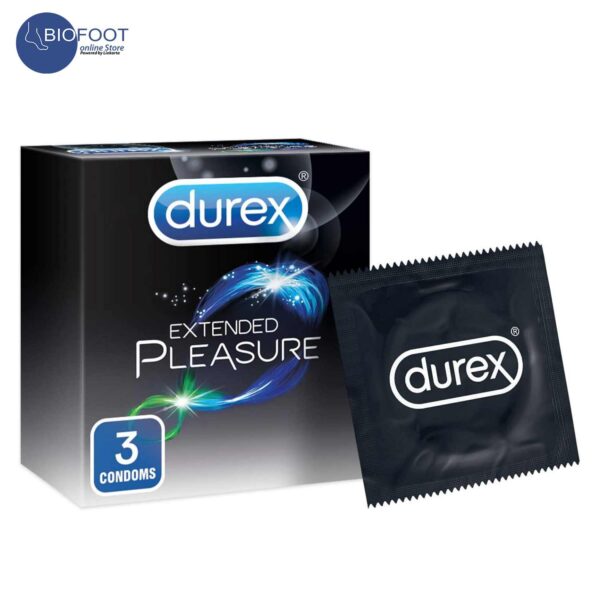 Durex Extended Pleasure Pleasure Condoms 3'S