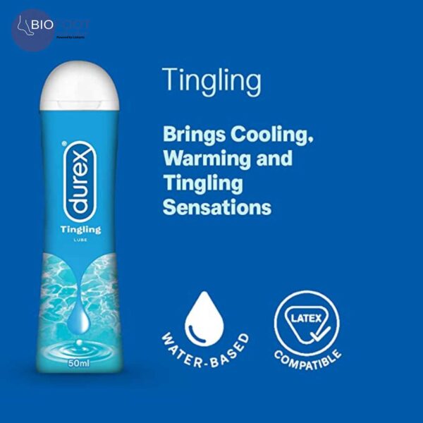 Durex Play Tingle Lubricant Gel 50ml - Image 2