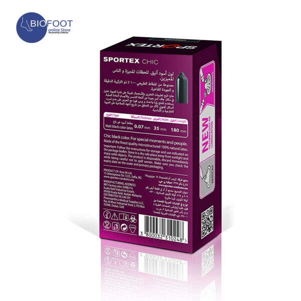 Sportex Chic Condom, Pack of 12 - Image 2