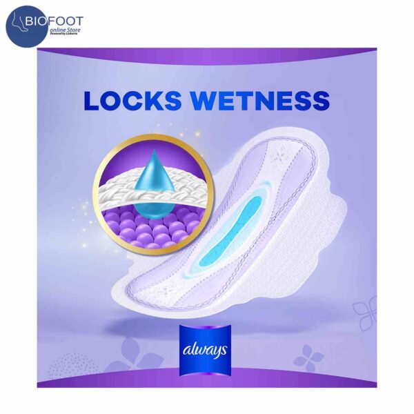 Always All In One Ultra Thin Large Sanitary Pads with Wings 14pcs - Image 2