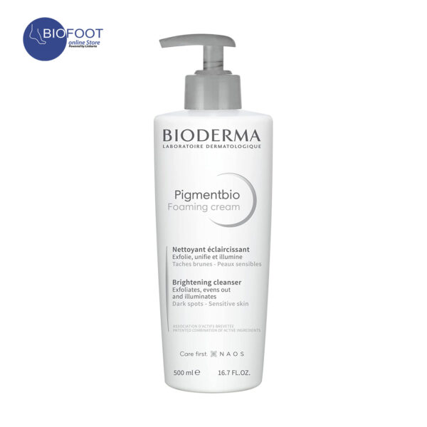 Bioderma Pigmentbio Foaming Cream Brightening Exfoliating Cleanser, 500 ml