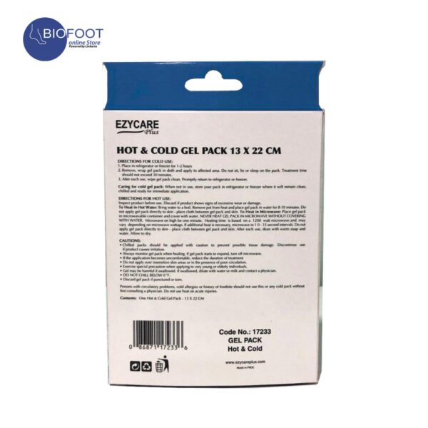Ezycare Gel Pack Hot & Cold 13*22cm - Image 2