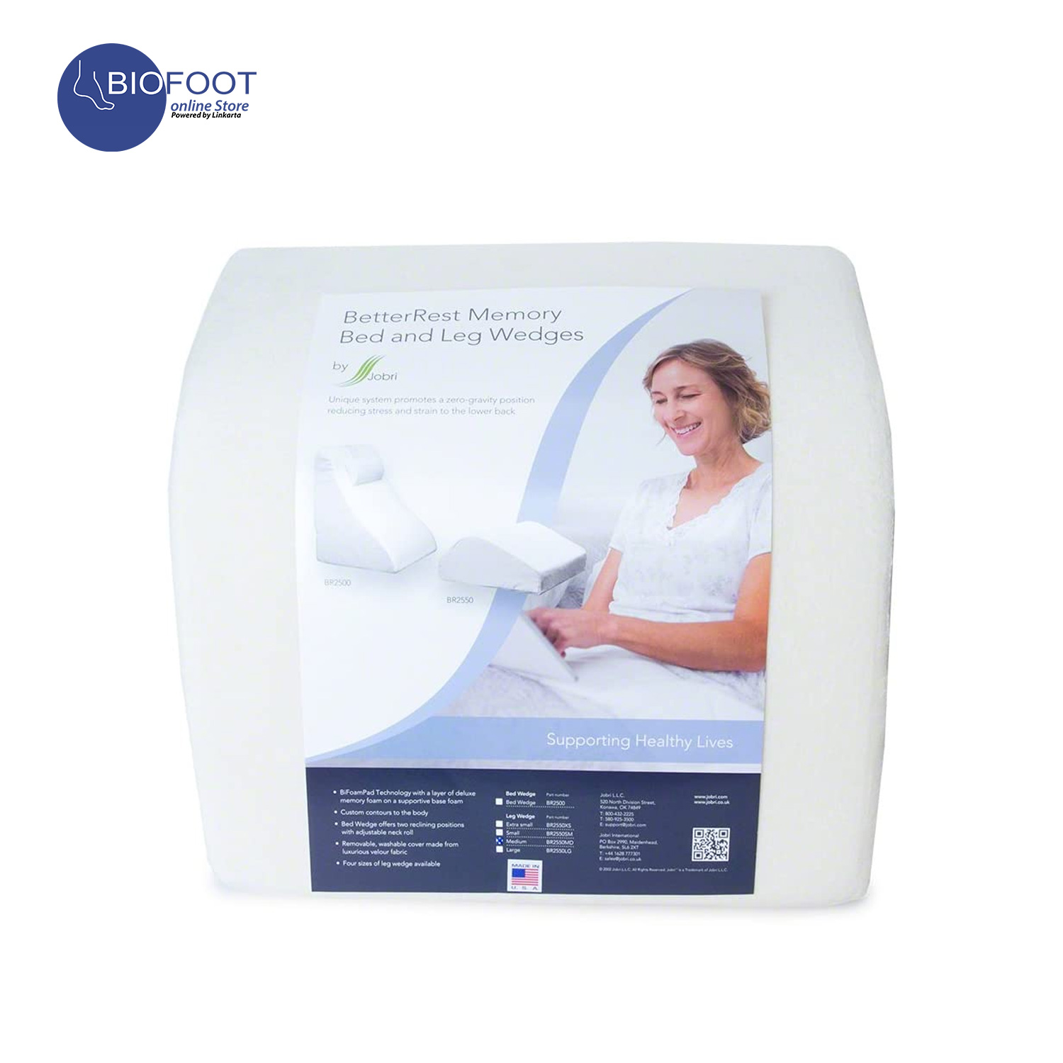 Jobri spine top reliever bed wedge