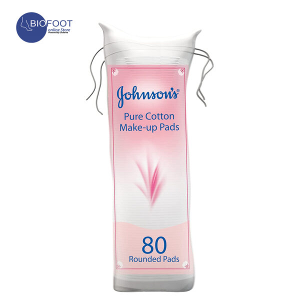 Johnson's Cotton Pads 80 Rounded Pads