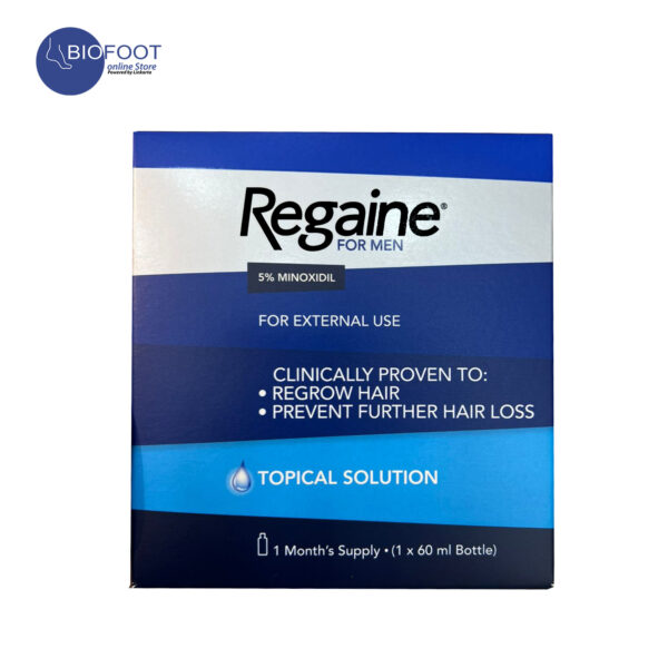 Regaine 5% Minoxidil Solution For Men, Regrow Hair, Prevent Hair Loss , Topical Solution 60ml
