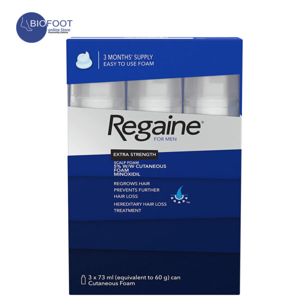 Regaine for Men Hair Loss & Hair Growth Scalp Foam ,
3 Units x 73 ml - Image 2