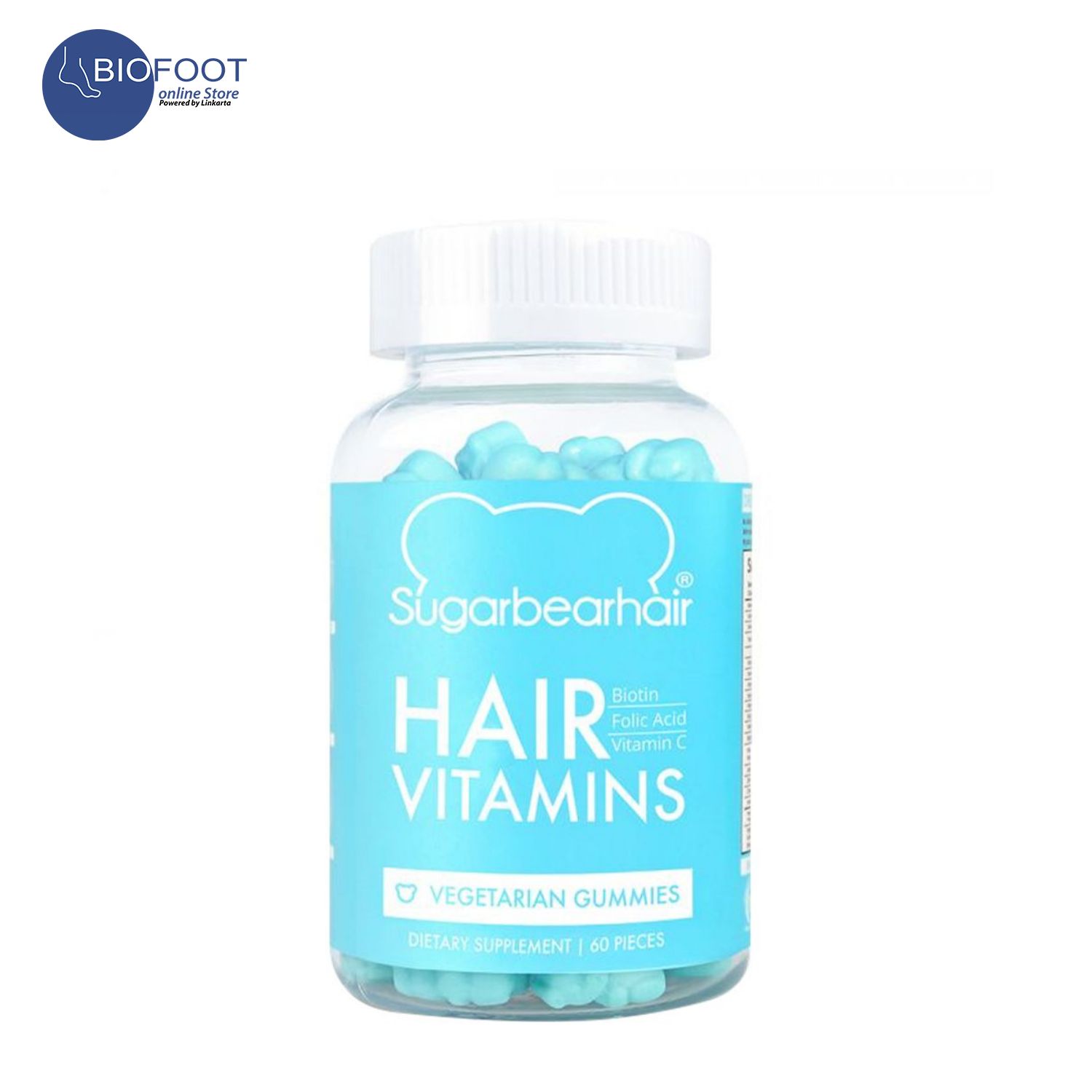 Sugarbear Hair Vitamins Biotin Folic Acid Vitamin C 60Gummies Online  Shopping Dubai, UAE | Linkarta