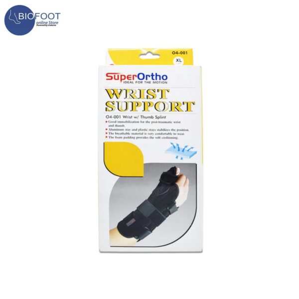 Super Ortho Wirst Support Wrist with Thumb Right
