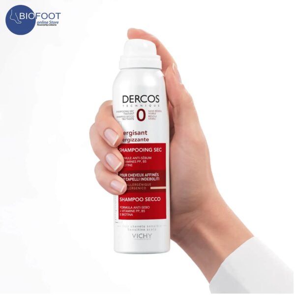 Vichy Dercos Energising Dry Shampoo 150ml - Image 2