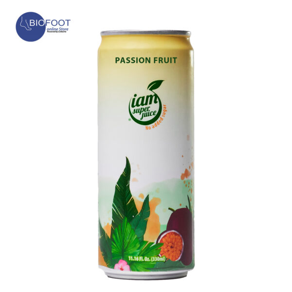 iam super juice Passion Fruit, Mineral water, natural Passion Fruit Juice 30%, Citric acid, Vitamin C, stevia, aroma. no Added Sugar 330ml