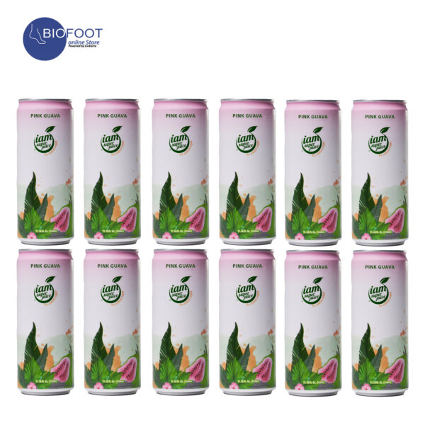 iam super juice Pink Guava, Mineral water, natural Pink Guava Juice 30%, Citric acid, Vitamin C, stevia, aroma. no added Sugar 330ml - Image 3