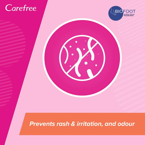 Carefree Duo Effect Daily Intimate Cleansing wipes 20pcs - Image 3