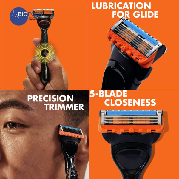 Gillette Fusion 5 Power Razor Handle + 1 Blade - Image 3