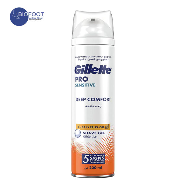 Gillette Pro Sensitive Deep Comfort Shave Gel 200ml