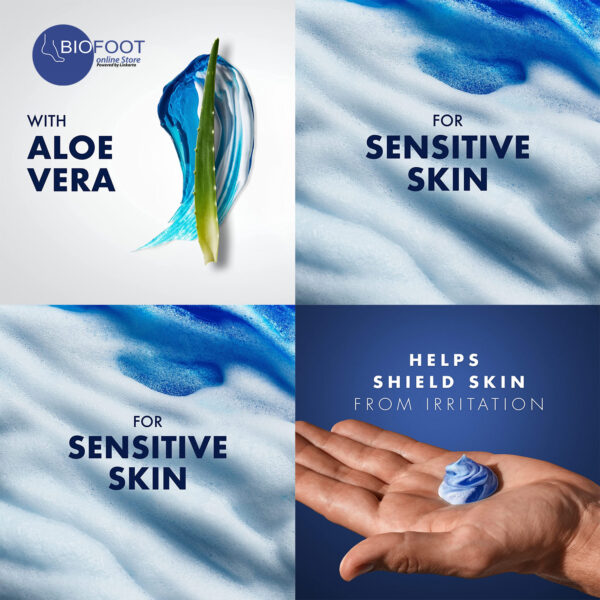 Gillette Sensitive Skin Soothing Aloe Vera Shave Gel 200ml - Image 2