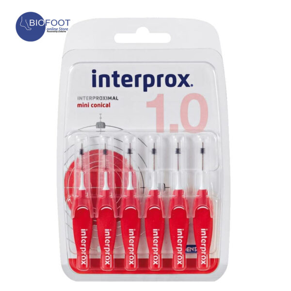 Interprox Interproximal Mini Conical Brushes 1.0 6pcs