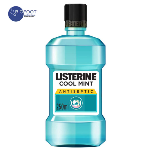 Listerine Mouthwash Cool Mint Antiseptic 250ml
