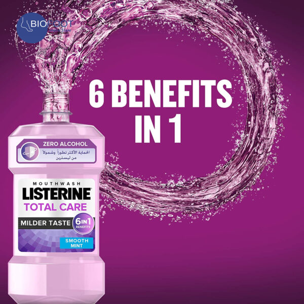 Listerine Mouthwash Total Care Zero Alcohol 250ml - Image 2