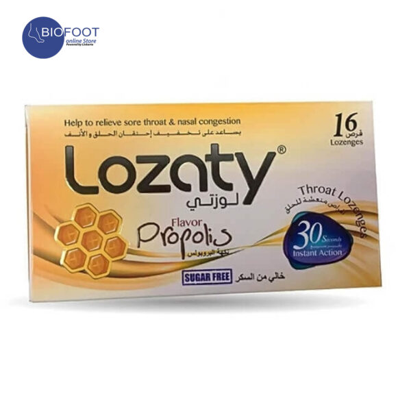Lozaty Throat Lozenges Propolis 16 Sugar Free