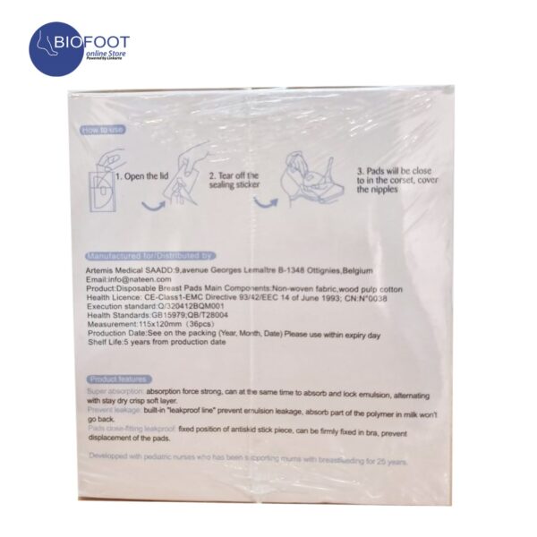 Nateen Disposable Breast Pads 36pcs - Image 4