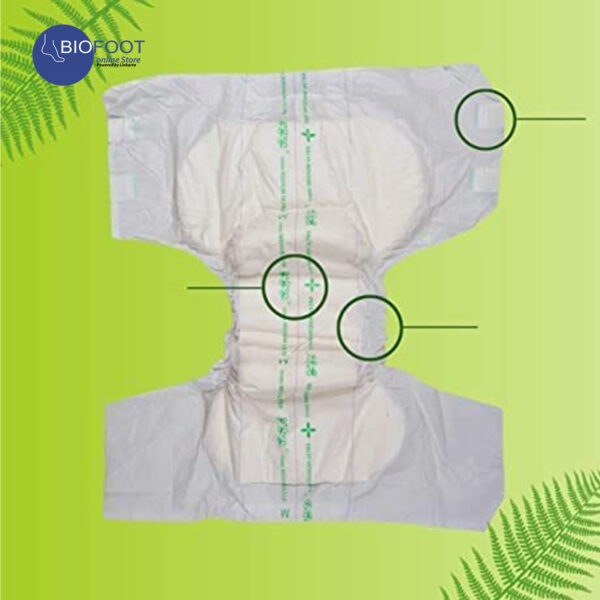Nateen Ultra Combi Adult Diapers Medium 95-125cm 10pcs - Image 4