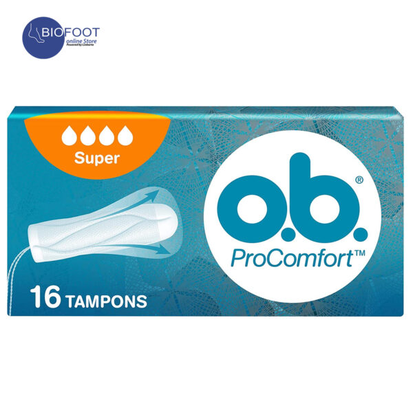 Ob Tampons, Procomfort, Super, Pack Of 16 Tampons