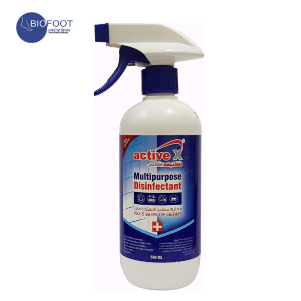 Active X Multipurpose Disinfectant Kills.99.9% of Germs 500ml