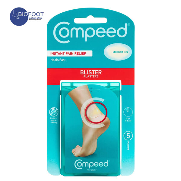 Compeed Blister Plaster Instant Pain Relife Heals Fast Medium 5pcs
