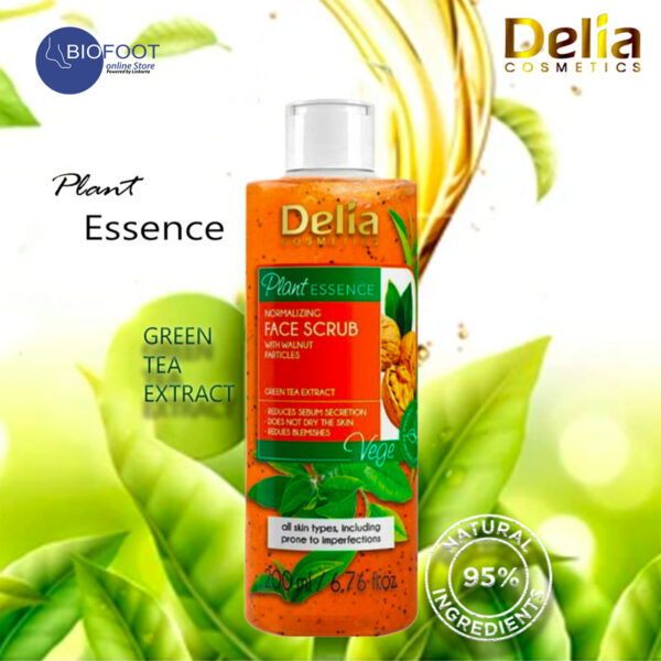 Delia cosmetics Plant Essence Normalizing Face Scrub 200ml - Image 2