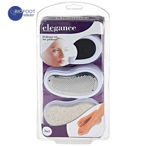 Elegance 3 In 1 Foot Stone Pedicure Set