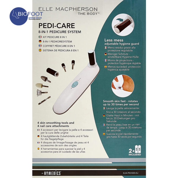 Homedics Pedi-Care 8in1 Elle Mcpherson Heel Smoother ELMPED-500 - Image 2