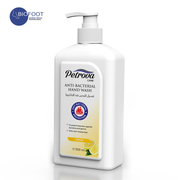 Petrova Hand Washer Anti-Bacterial Lemon 500ml