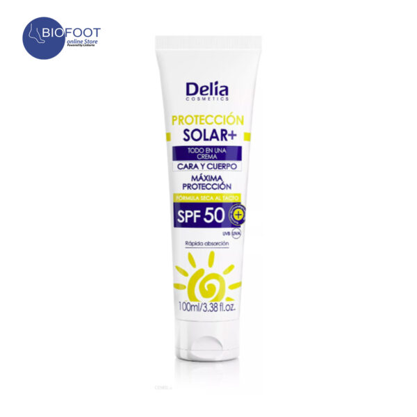 Delia Cosmetics Protection Solar+ Cream SPF50 100ml