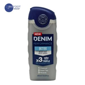 Denim Performance Detox Body and Face Wash 250ml