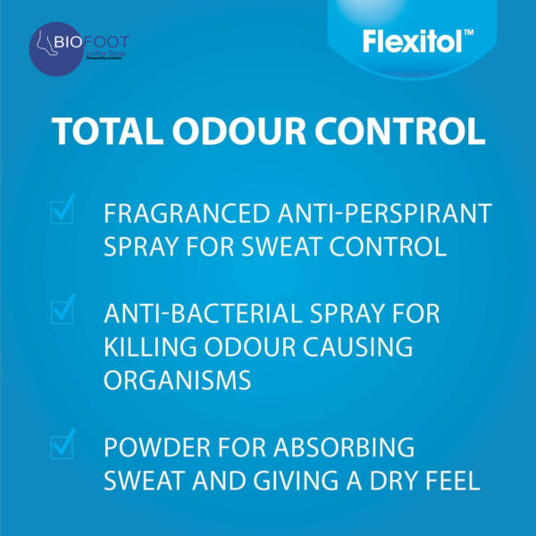 Flexitol Foot Odour Powder Spray 210ml - Image 4