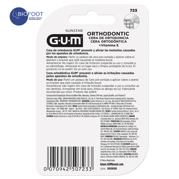 GUM Orthodontic Transparent Wax - Image 2