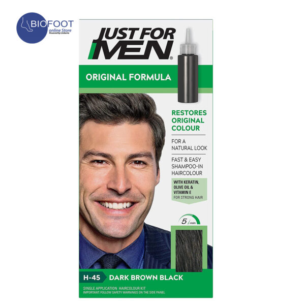Just For Men Shampoo in Hair Dark Brown Colour H45