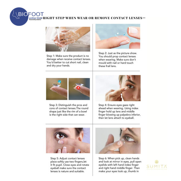 Sumita Color Perfect Contact Lenses Pair Blue - Image 2