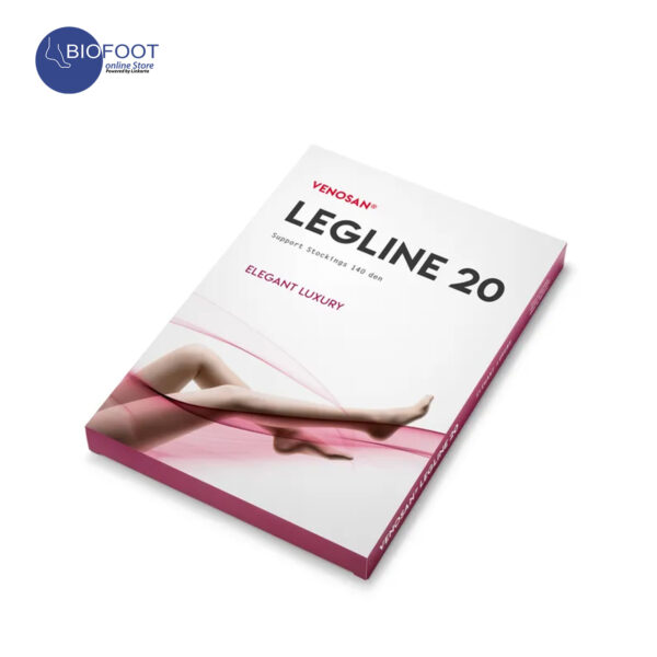 Venosan Legline 20 Support Thigh Compression Class I, Elegant Luxury (20 mmHg | 140 den) Black