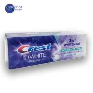 CREST 3D White Deluxe 3in1 Anti-Tobacco Fresh 75ml