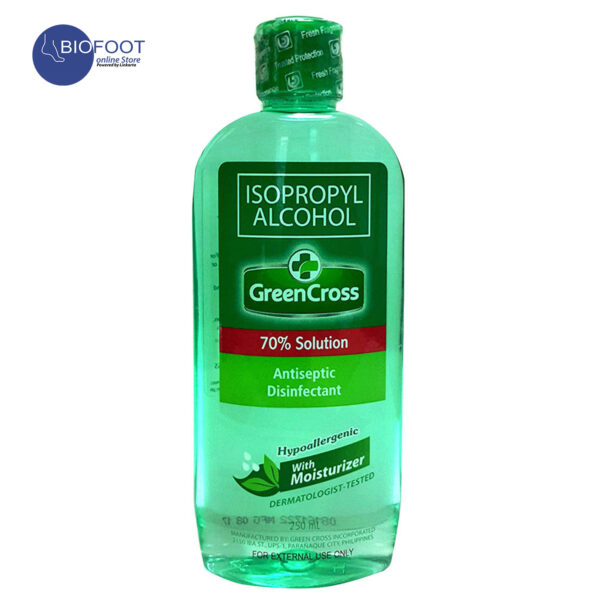 GreenCross Isopropyl Alcohol Hypoallergenic with Moisturizer 70% Solution 250ml