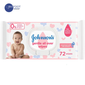 Johnsons Baby Gentle All Over Wipes 72wipes