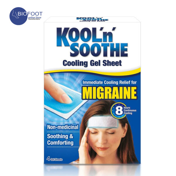 Kool n Soothe Cooling Gel Sheet Migraine & Fever 4sheets