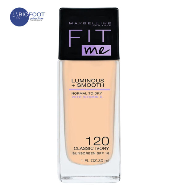 Maybelline Fit Me Luminous & Smooth Foundation Classic Ivory 120