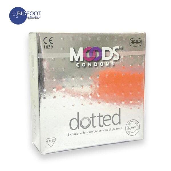 Moods Dotted Condoms 3's