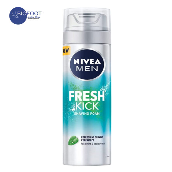 Nivea Men Fresh Kick Shaving Foam 200ml