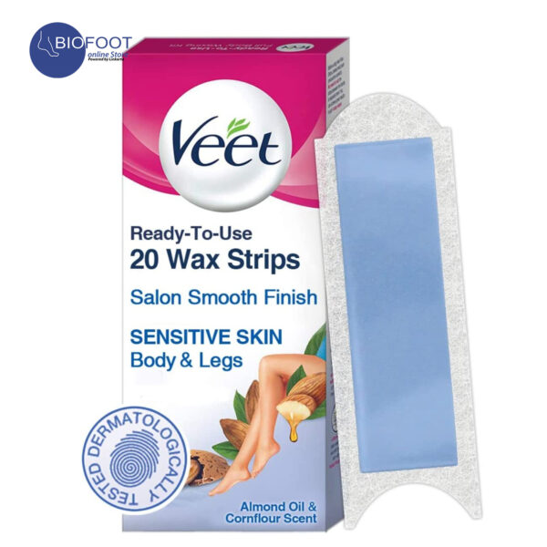 Veet Full Body Waxing Kit for Sensitive Skin - 20 Strips