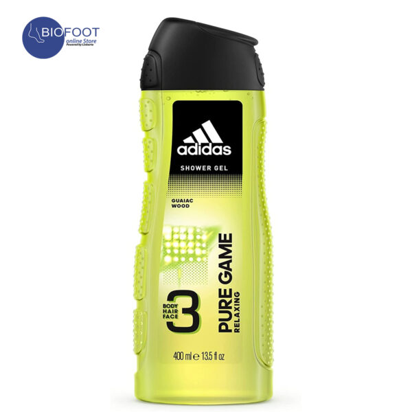 Adidas Pure Game 3In1 Body, Hair And Face Shower Gel 400ml