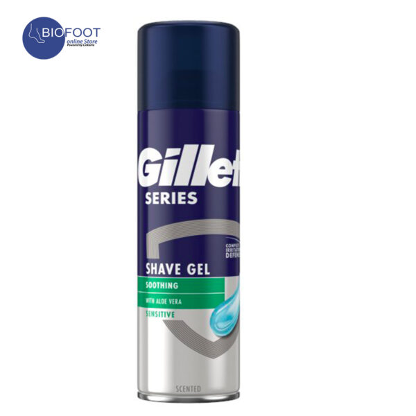 Gillette Series Shaving Gel Soothing With Aloe Vera Sensitive 200ml