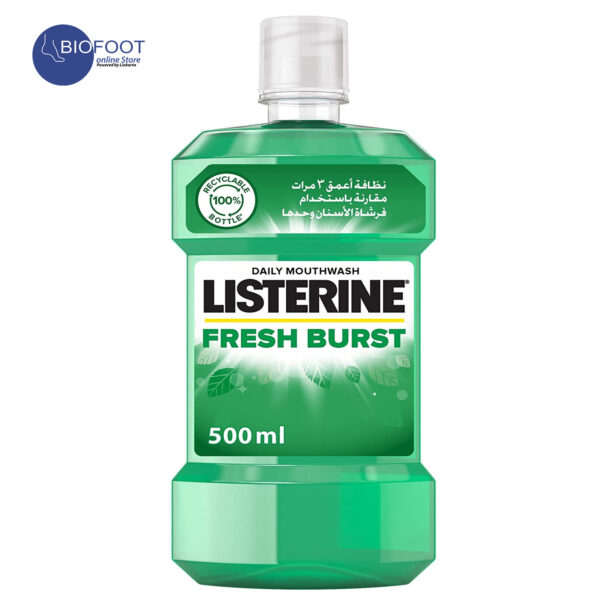 Listerine Fresh Burst Daily Mouthwash 500ml